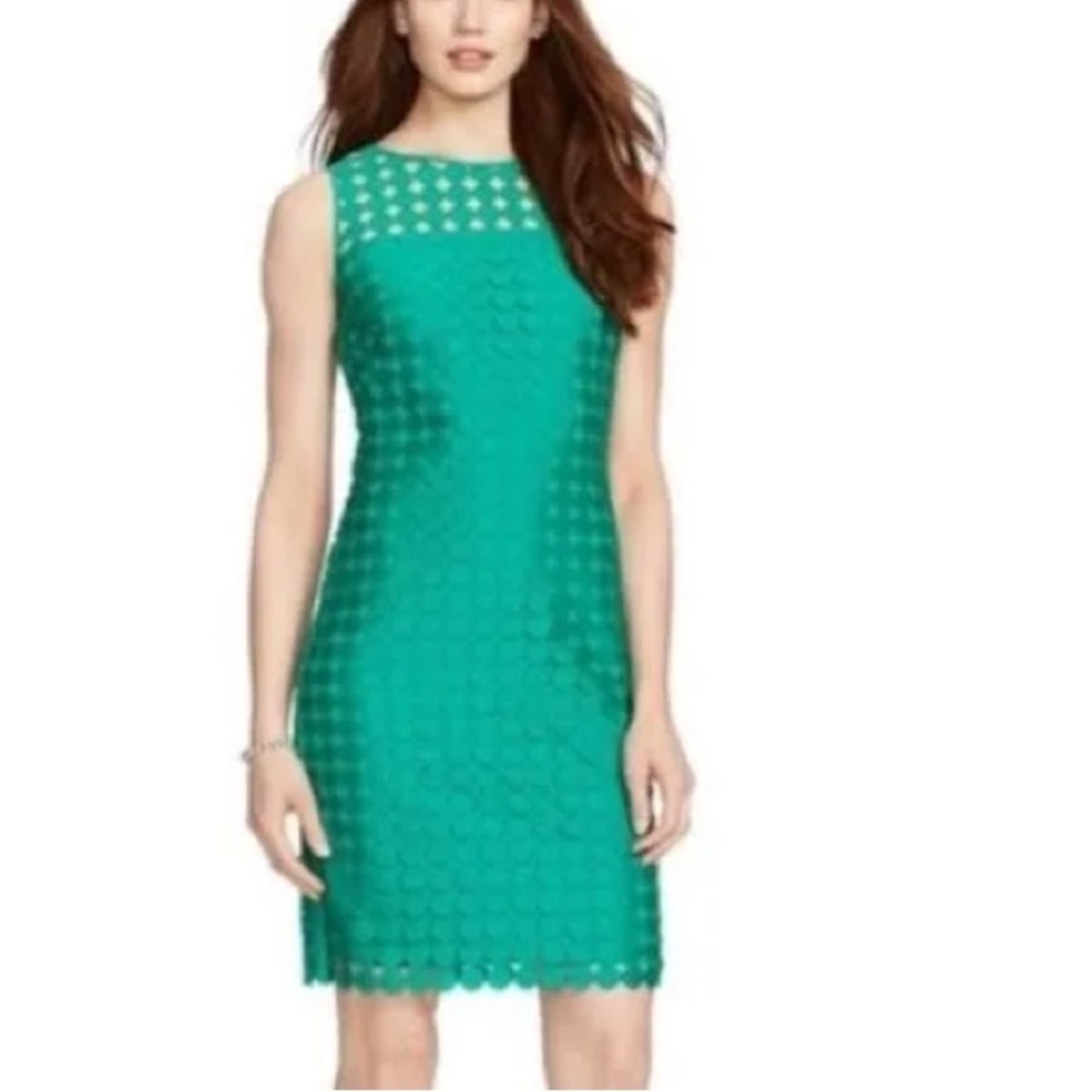 Lauren Ralph Lauren Melia Dot Sleeveless Dress 14